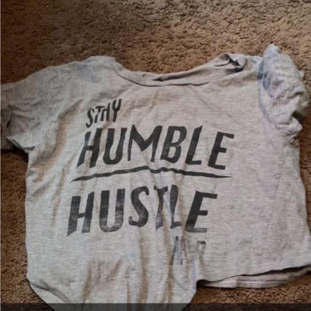 ON Fire Gray Crop Top - Medium